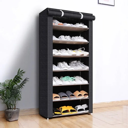 Dustproof shoe rack