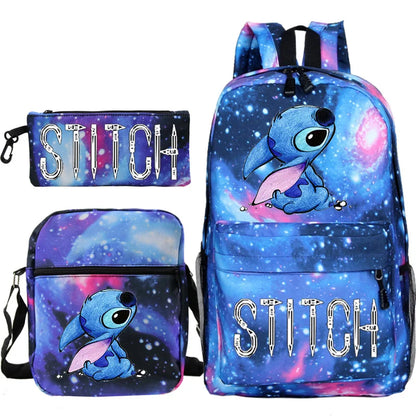 Disney Stitch Kids Backpack Set 