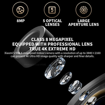 Kamera C700 Editie 4K Vollfarbe 8 Megapixel 360 ° 