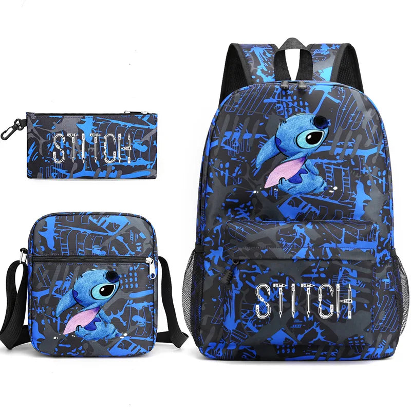 Disney Stitch Kids Backpack Set 